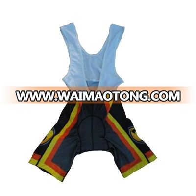 Custom sublimated sportswear padded cycling shorts,cycling bib shorts with chamois/Gel pad