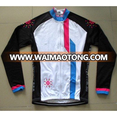 Breathable Anti-bacterial Long Sleeve Cycling Jersey Cycling Wear bike clothing