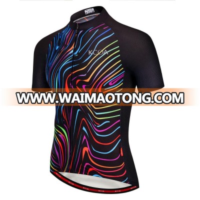 High quality custom sublimated short sleeve cycling jersey/bicycle clothing/cycling wear